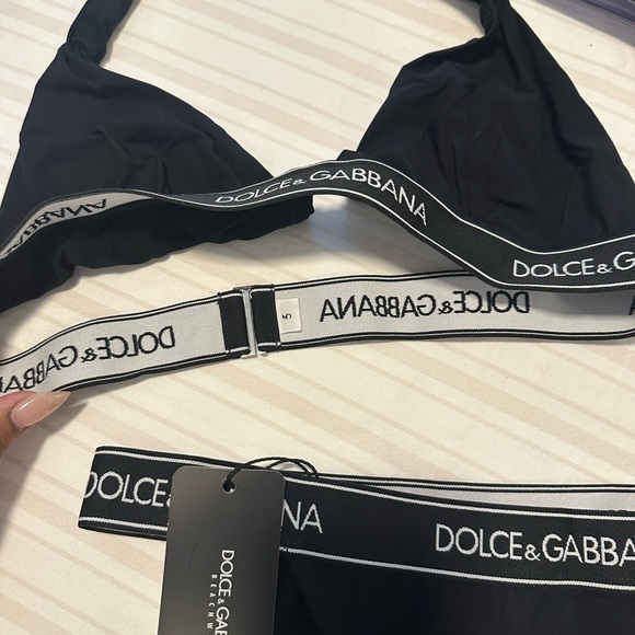 Dolce & GABBANA Logo Tie Swimsuit NWT - Picture 8 of 10
